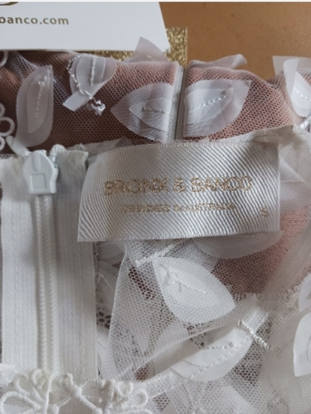 NWT Bronx And Banco Saba Blanc Midi Dress Size 4, EU 40, UK 8 - Picture 6 of 12